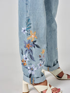 MANON EMBRO blue boyfriend jeans