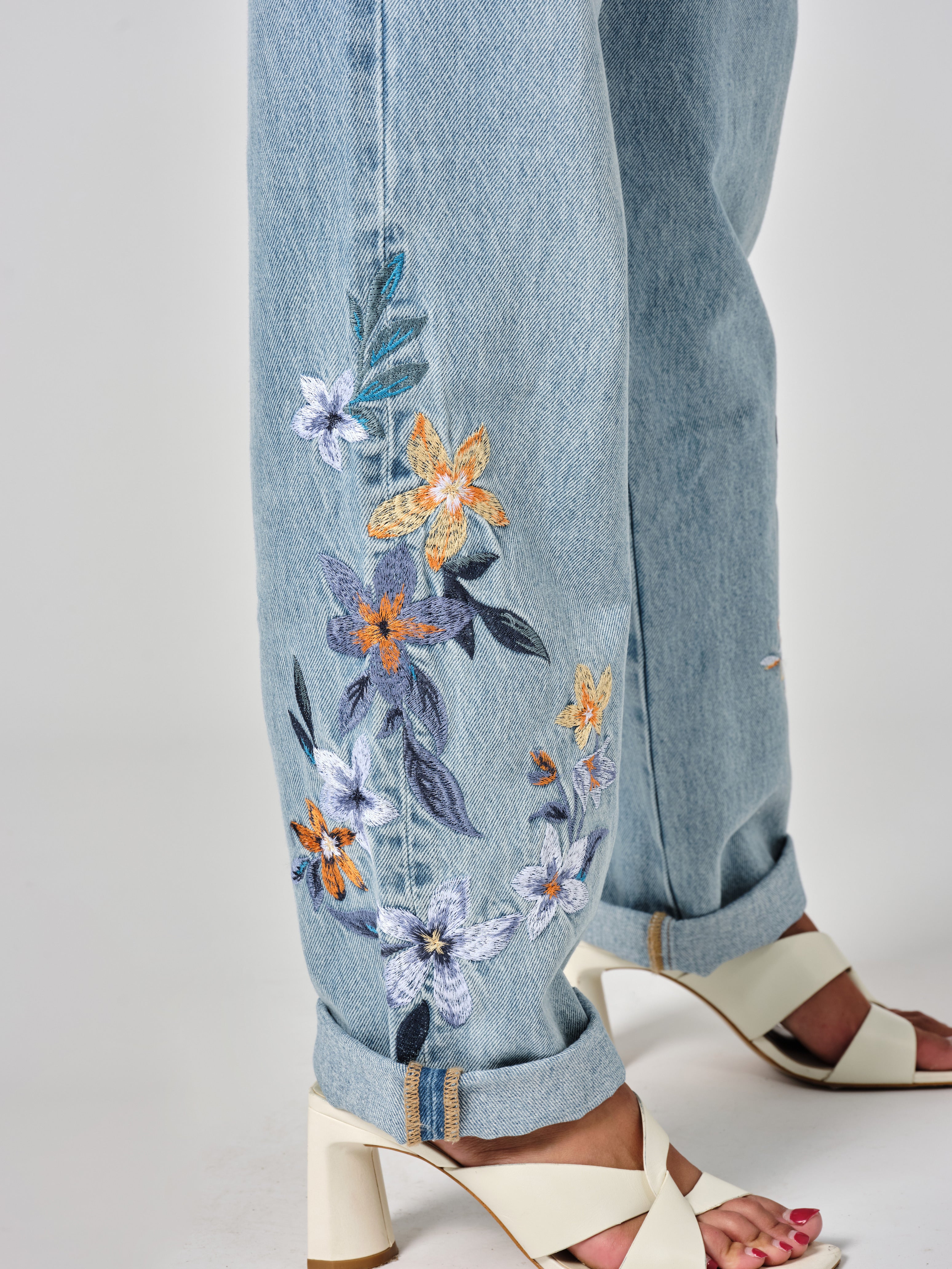 MANON EMBRO blue boyfriend jeans