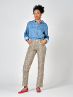 STACY blue denim shirt