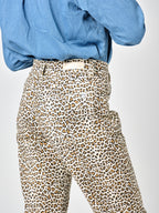 Jean boyfriend MANON LEOPARD