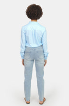 MARIE blue comfort mom jeans