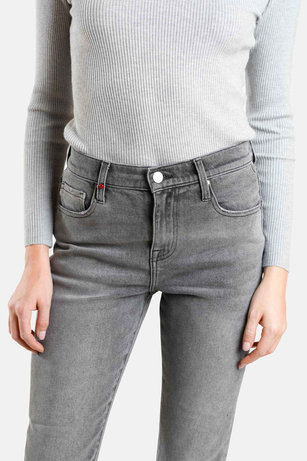 PATRICIA gray mom jeans