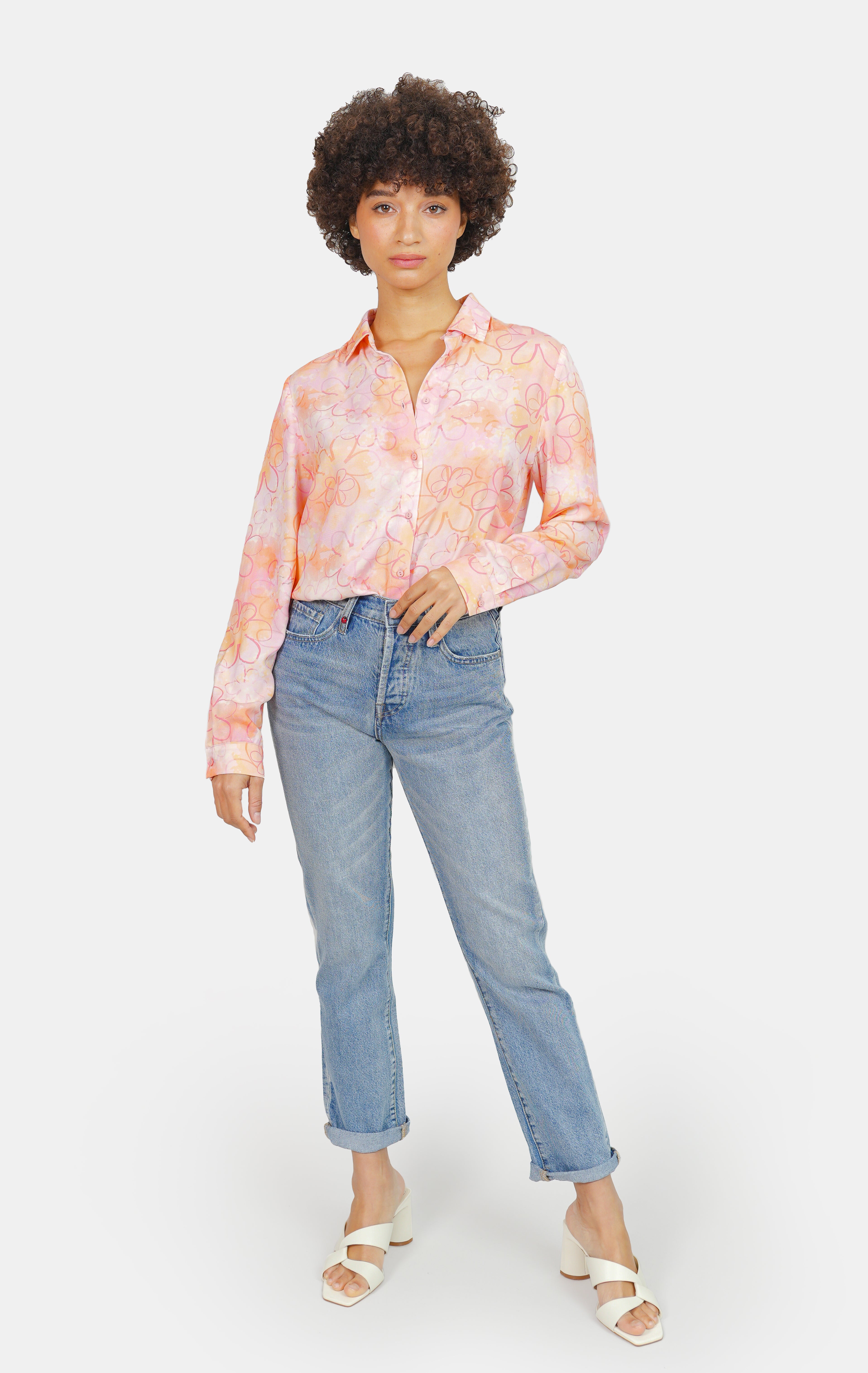 Chemise à motifs Pastel C HELENE