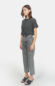 Jean droit court gris POLA