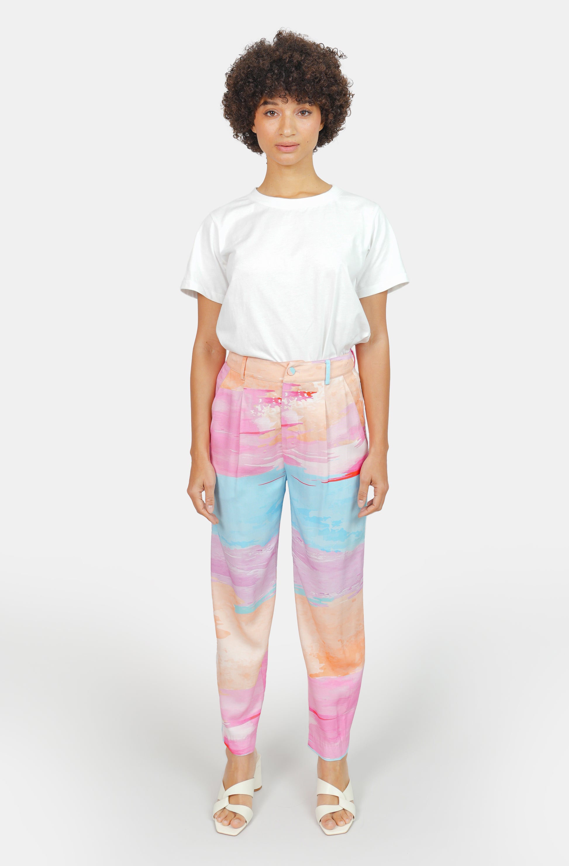 Pastel A RAFA printed pants