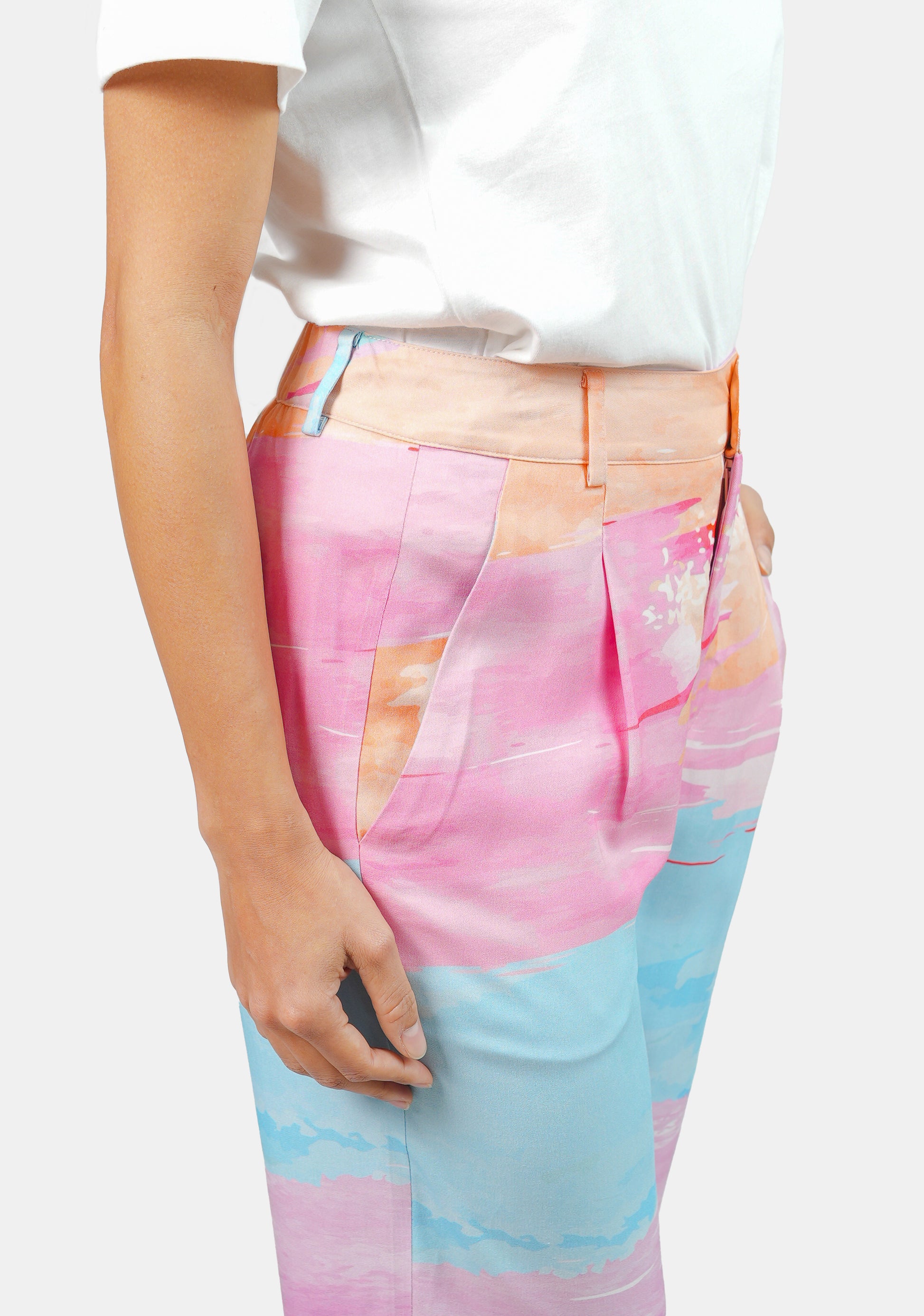 Pastel A RAFA printed pants