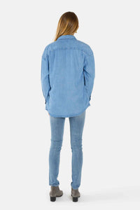 Chemise fluide bleu SARA