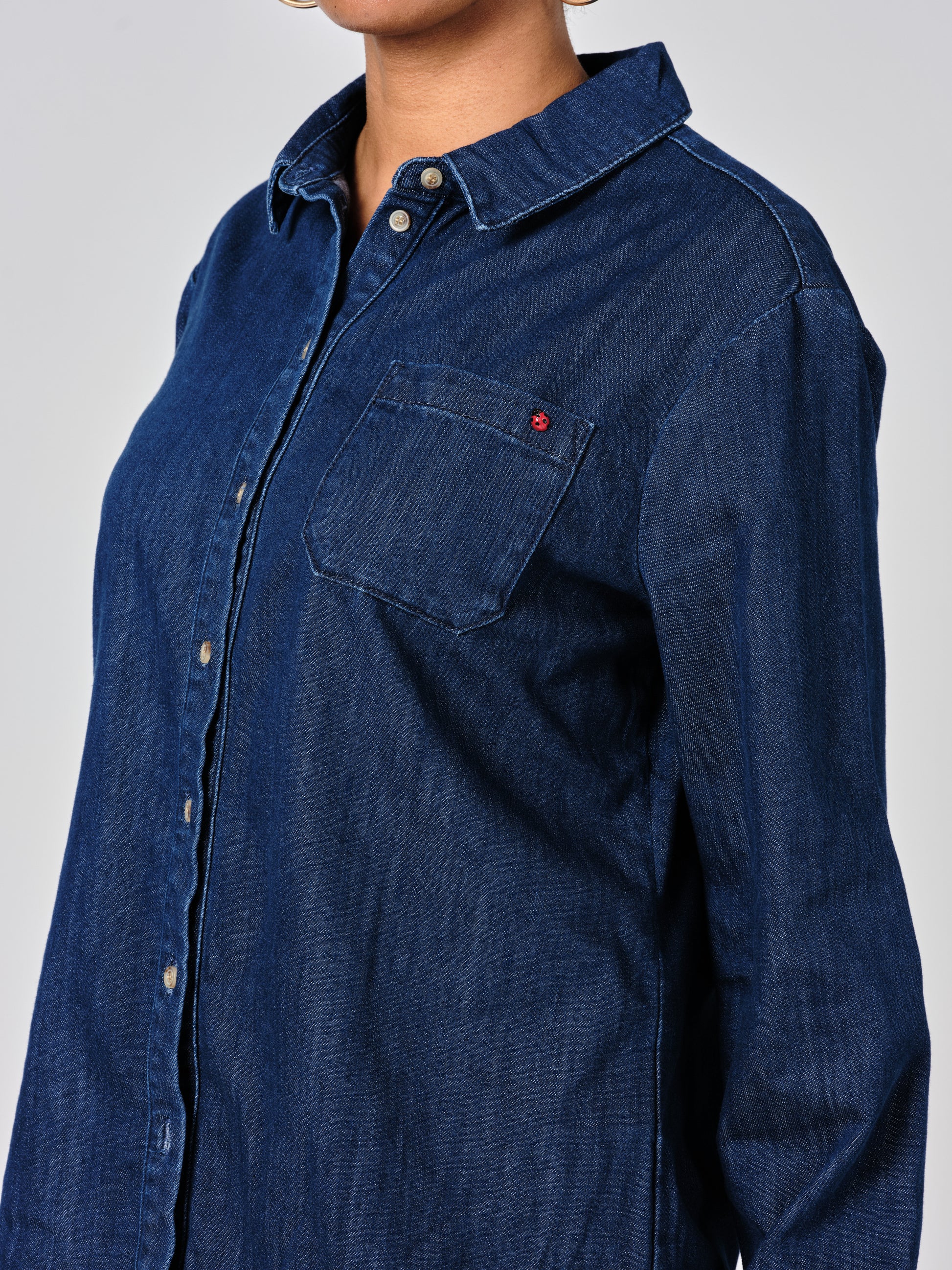 STACY Indigo Denim Shirt