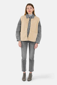 Veste sans manches VITA beige