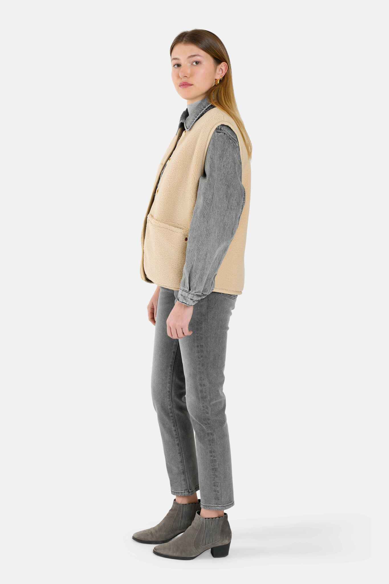Veste sans manches VITA beige
