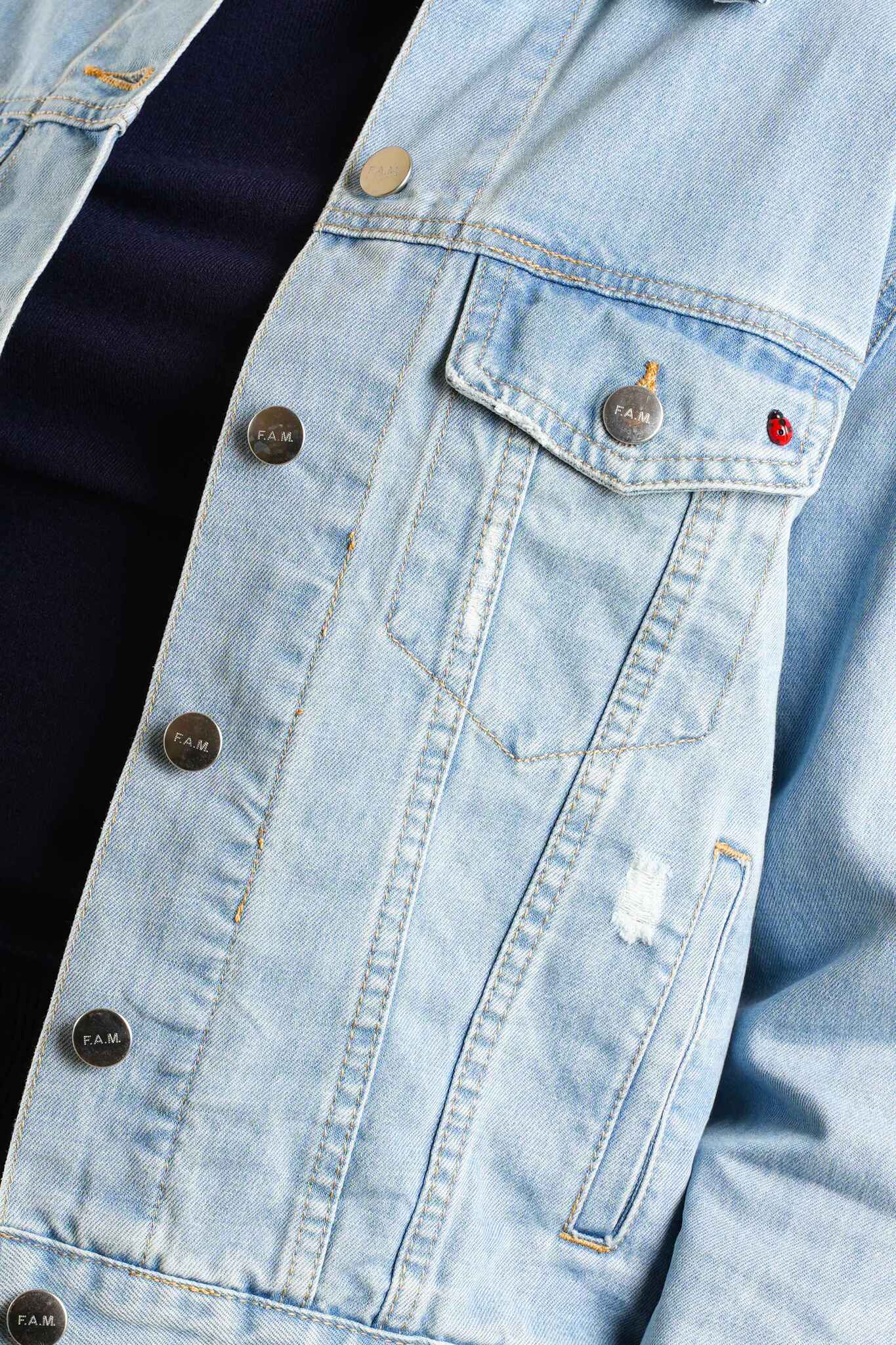 Veste en jean bleu VIVI