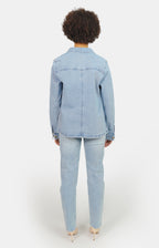 VIVIAN lightweight blue denim jacket