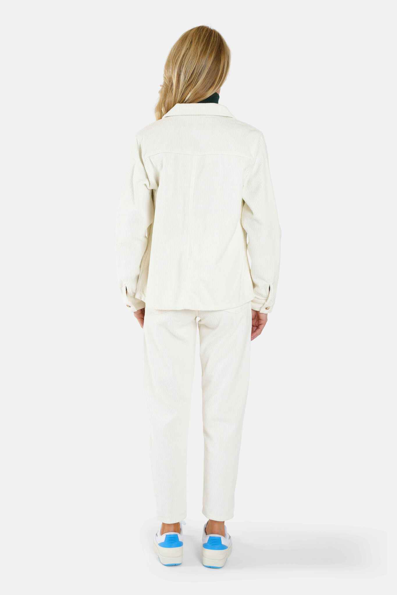 VIVIAN white denim jacket