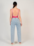 Jean boyfriend bleu clair MADISON
