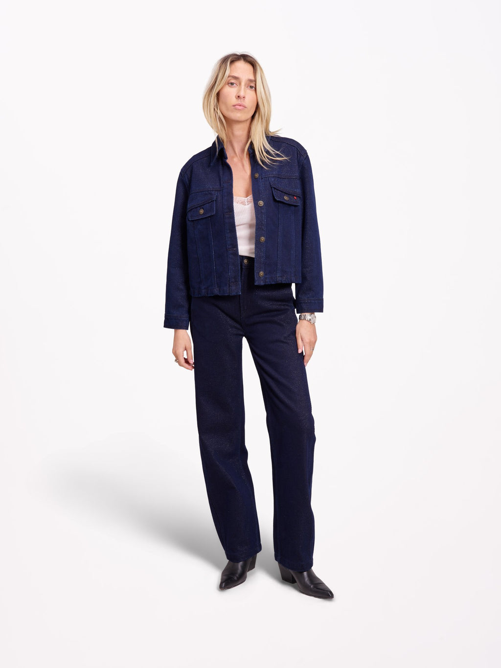 Veste en jean lurex VALSE
