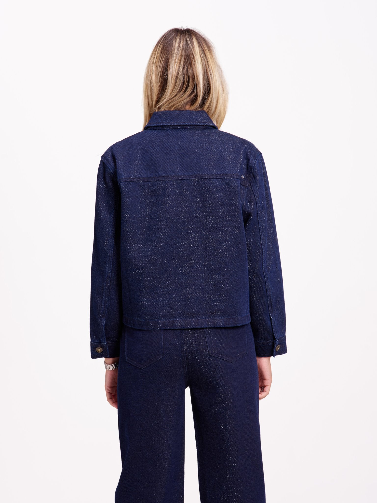 Veste en jean lurex VALSE