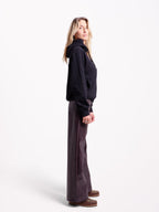 Jean large taille haute FLEURE PU