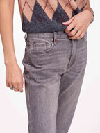 Jean mom gris PATRICIA