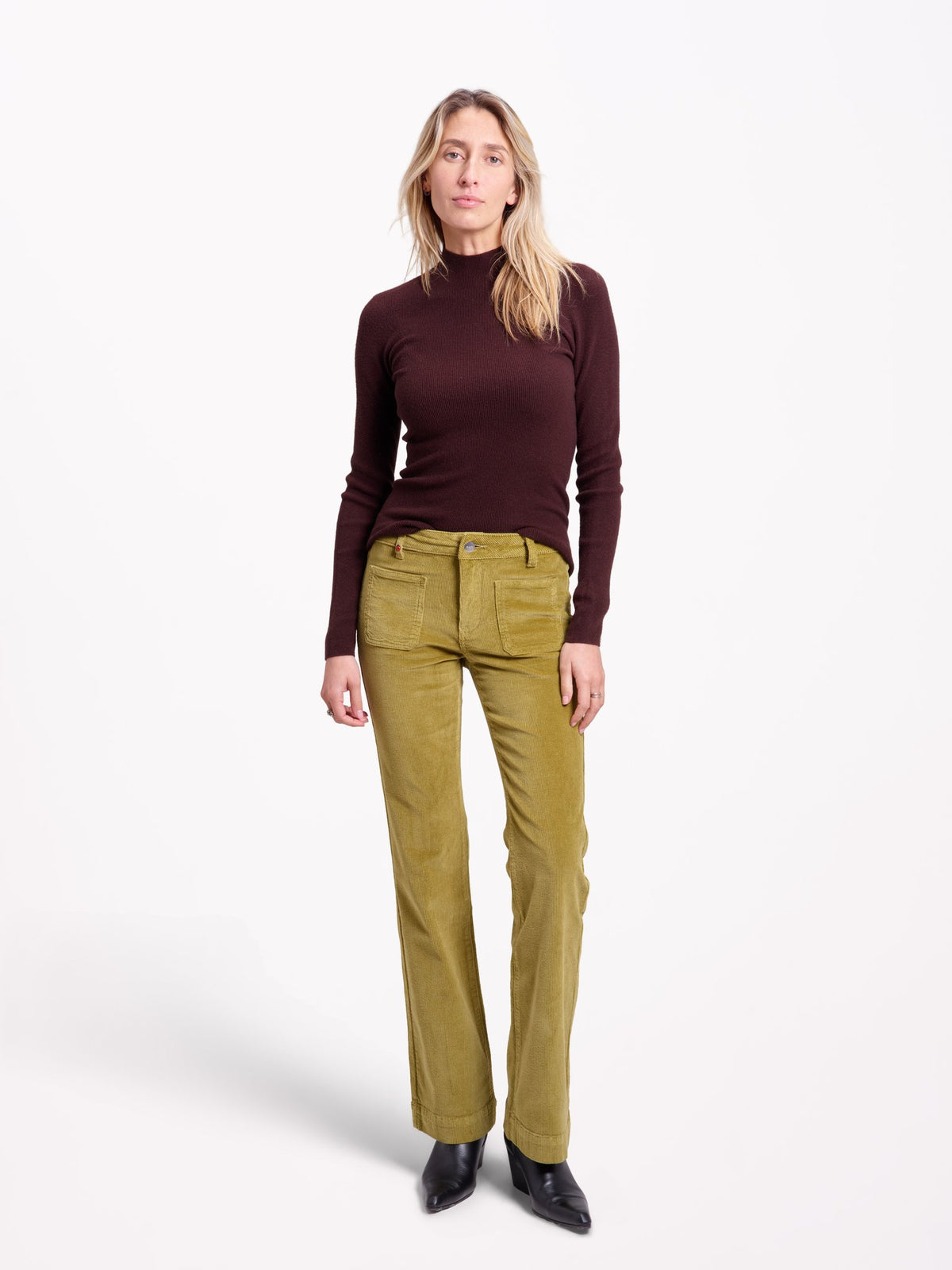BELLA Corduroy Bootcut Trousers