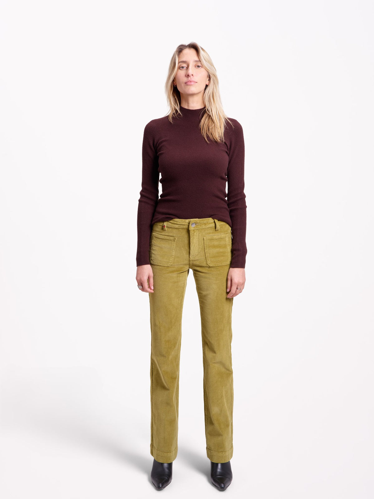 BELLA Corduroy Bootcut Trousers