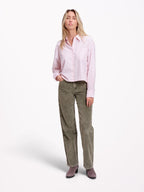 Pantalon straight en velours POLA