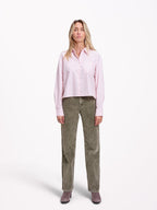 Pantalon straight en velours POLA