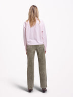 Pantalon straight en velours POLA