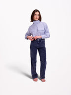 Pantalon straight en velours POLA