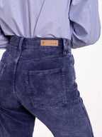 Pantalon straight en velours POLA