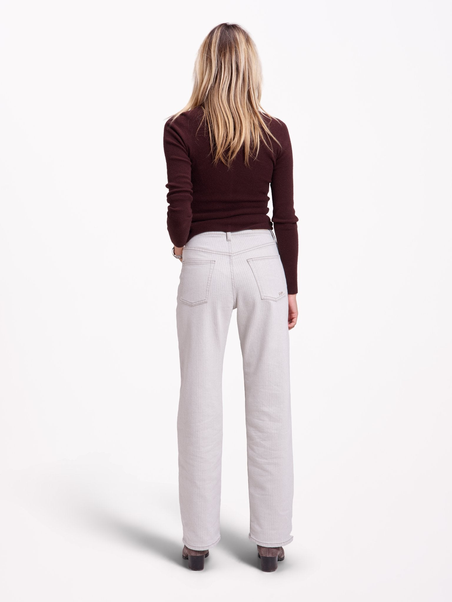 Jean droit POLA STRIPE