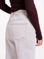 Jean droit POLA STRIPE