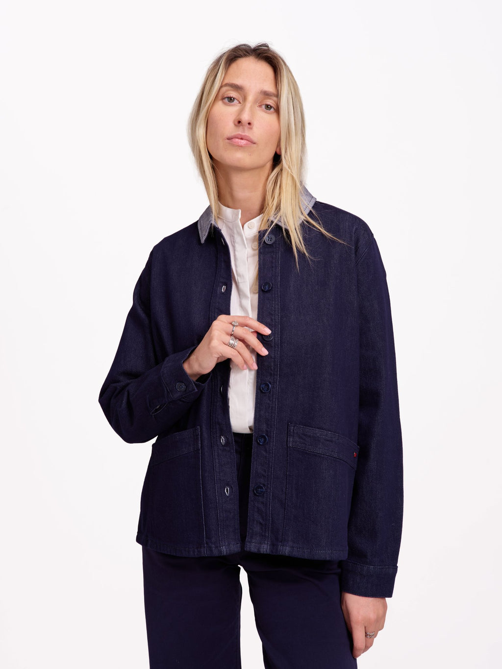 Veste en jeans avec padding VIVIAN