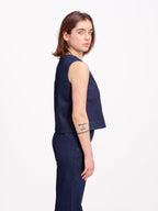 Haut court IZA STRIPE
