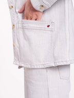 Veste en jeans avec padding VIVIAN STRIPE
