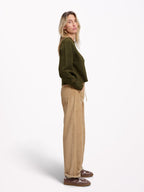 Pantalon baggy ample velours côtelé LORY