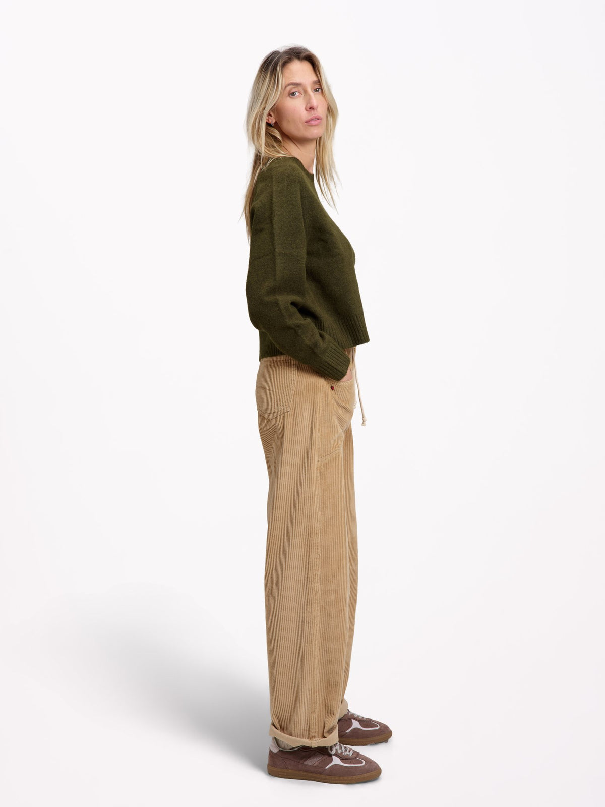 LORY Loose Corduroy Baggy Trousers