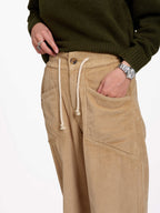 Pantalon baggy ample velours côtelé LORY