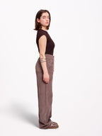 Pantalon baggy ample velours côtelé LORY