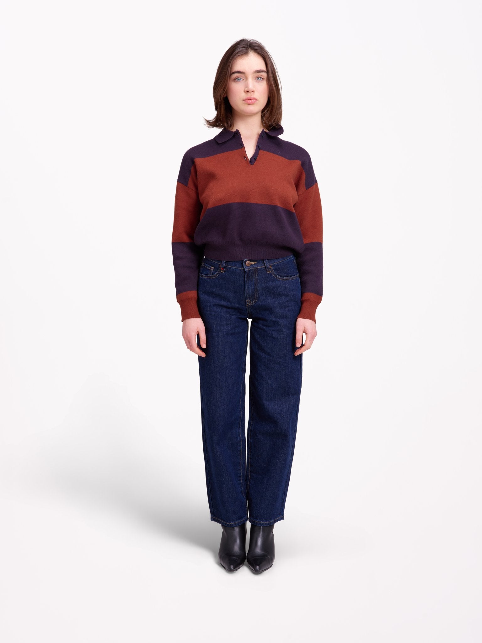 Baggy LENA indigo cotton jeans