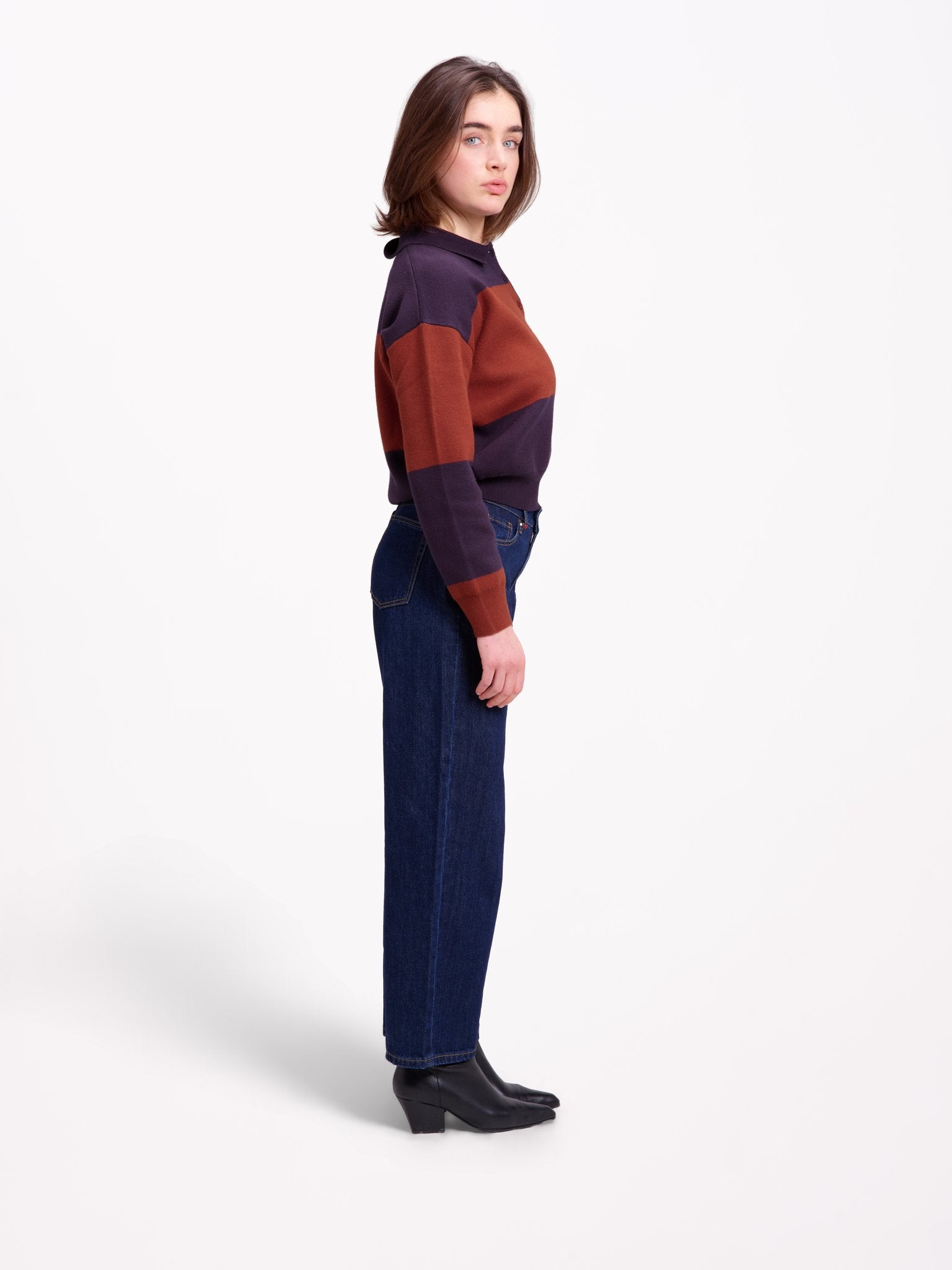 Baggy LENA indigo cotton jeans