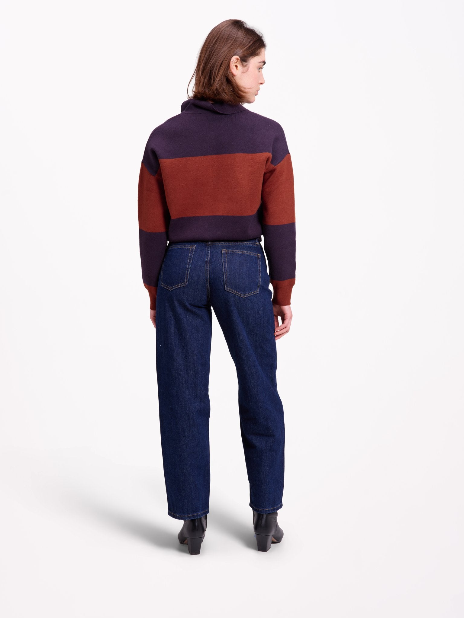Baggy LENA indigo cotton jeans