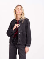 Veste en jean VANNY STRASS