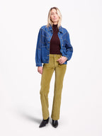 Veste en jean VANNY PATCHWORK