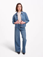 Veste en jean VANNY STRASS