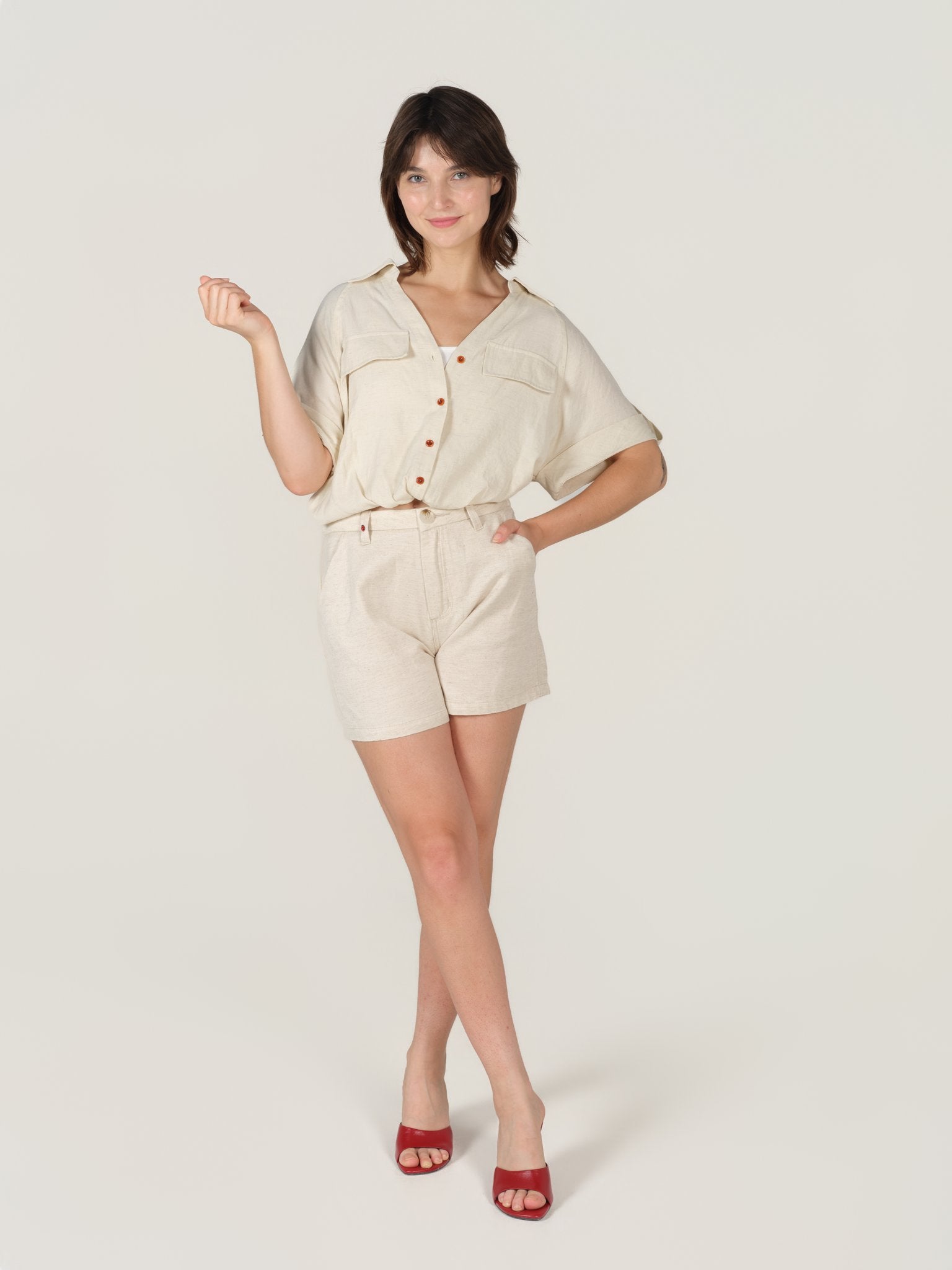 Short court taille haute AXELLE