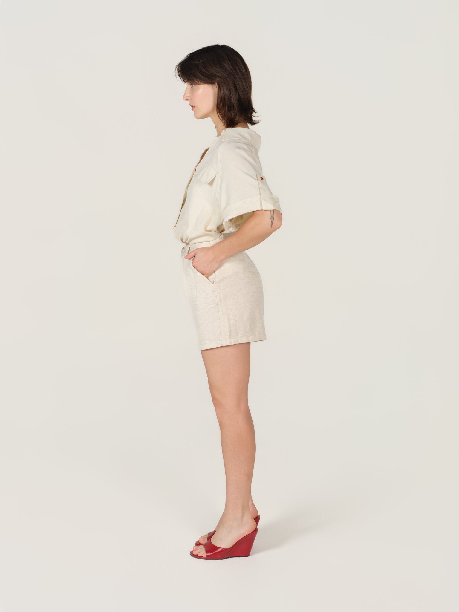 Short court taille haute AXELLE