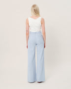 Pantalon évasé avec poches italiennes FRANCINE