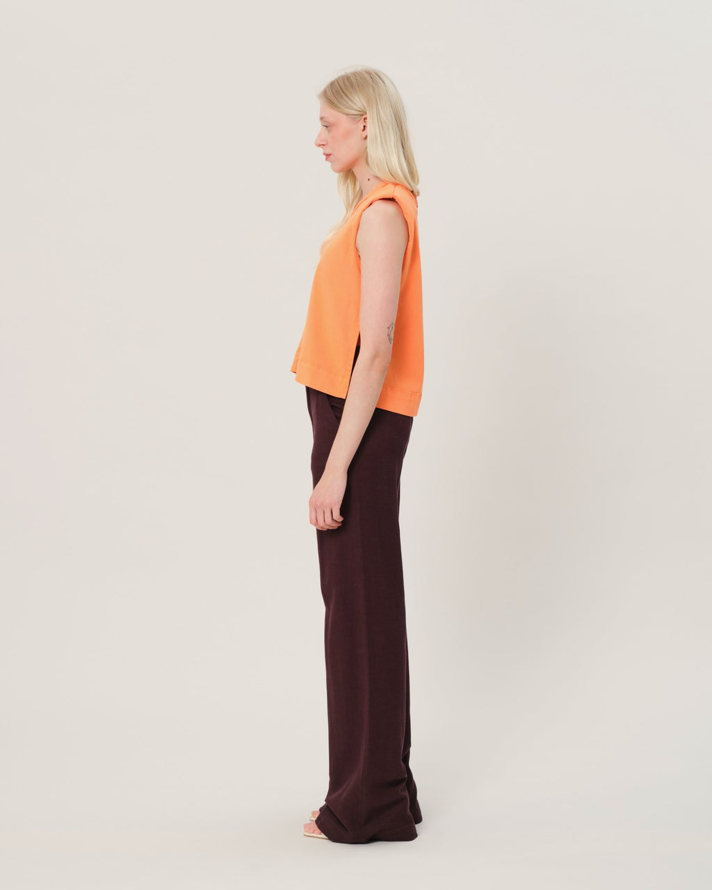 Pantalon évasé avec poches italiennes FRANCINE
