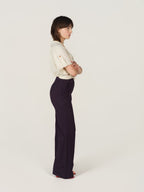 Pantalon évasé avec poches italiennes FRANCINE