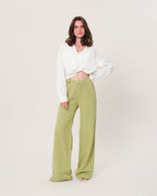 Pantalon évasé avec poches italiennes FRANCINE